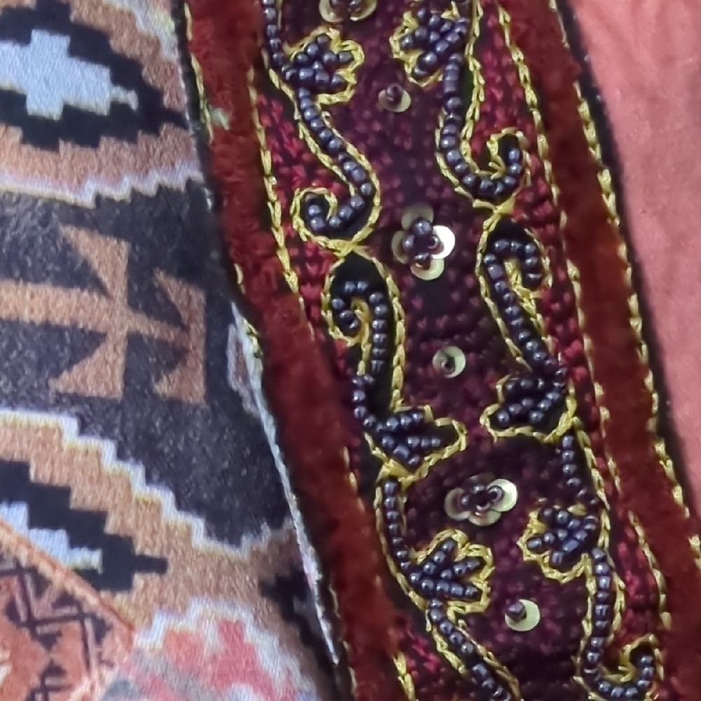 Women's Multicolor Patterned Jacket - image 4